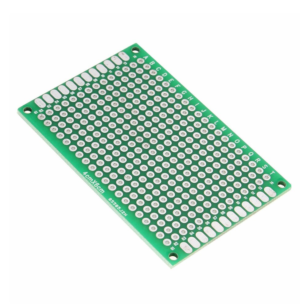 Placa Perforada Doble Cara 4x6 cm